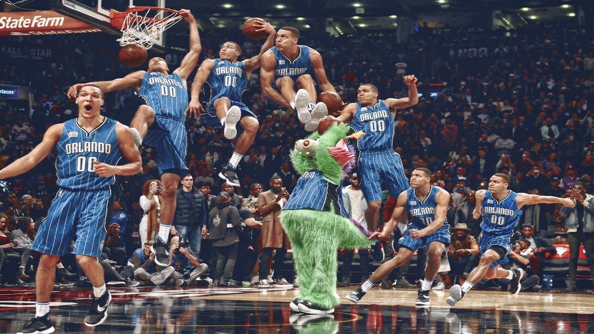 引擎的咆哮与球鞋的摩擦,当F1街道赛的激情为湖人收割掘金擂鼓